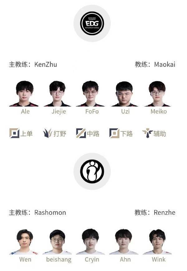EDG对战IG