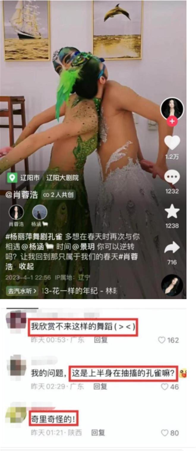 杨丽萍爱徒跳孔雀舞被批不雅，空口鉴“不雅”才是真的不雅