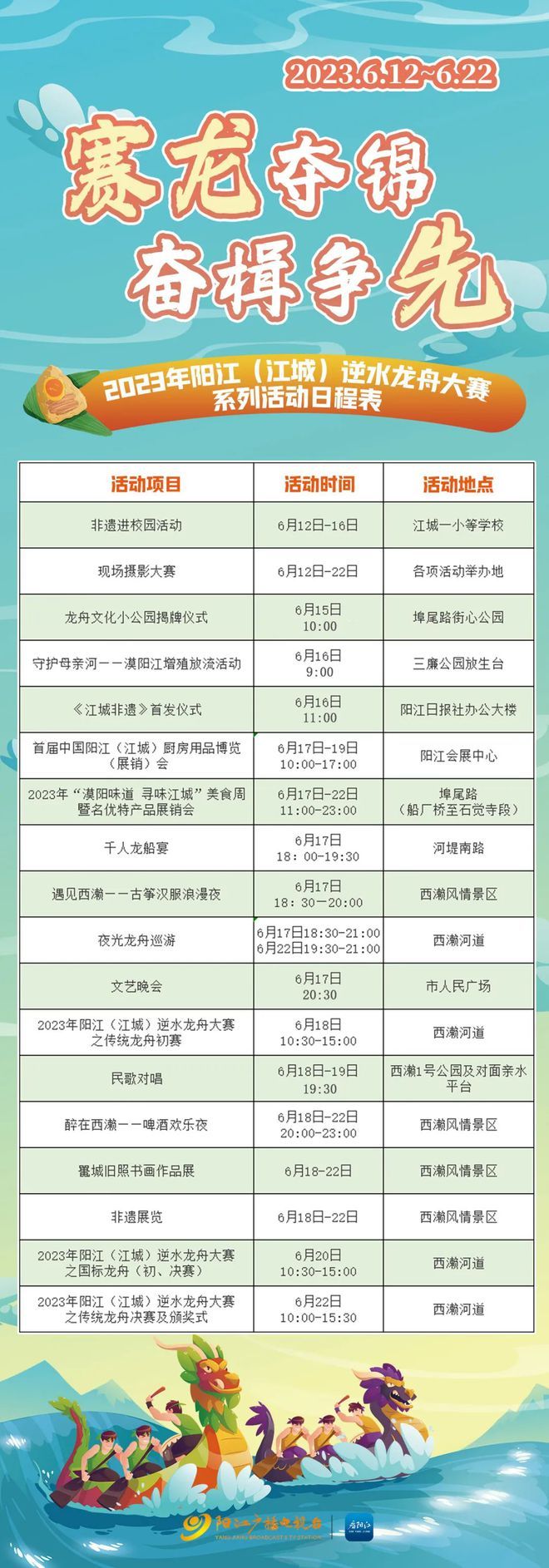 广东人为了看扒龙舟有多拼