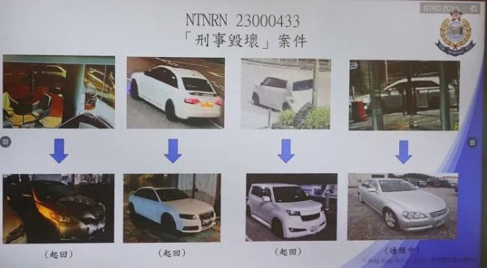 比亚迪香港4门店遭破坏，警方拘捕1女和5名有黑社会背景男子