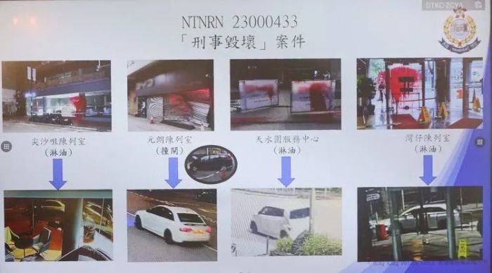 比亚迪香港4门店遭破坏，警方拘捕1女和5名有黑社会背景男子
