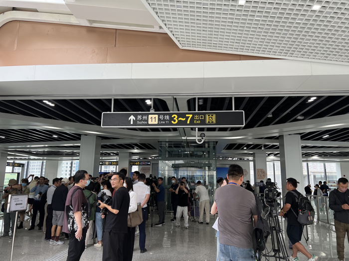 苏州和上海地铁连起来了