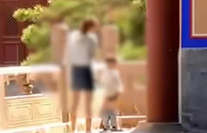故宫回应男孩在角落小便