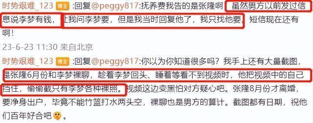 李梦首度回应插足门