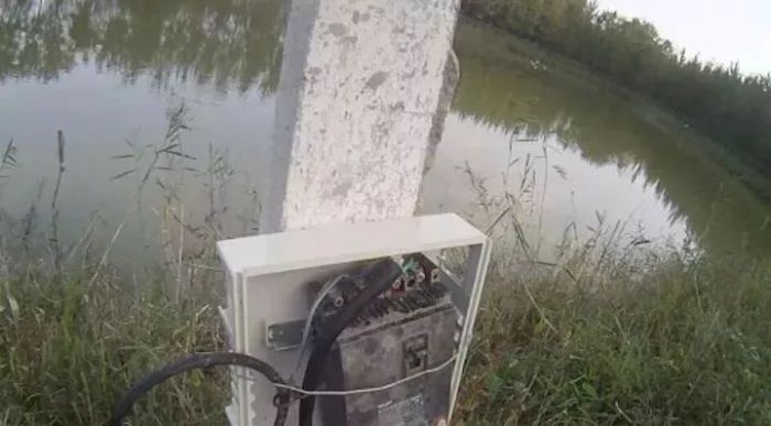 涟水一男子给鱼塘打水时遭电击身亡！

