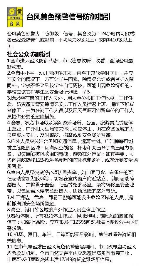 深圳台风预警再升级！除了停课停工这份停航停运指南请收好

