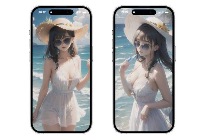 AI绘画：阳光女孩，穿上美丽的连衣裙在海边享受夏日的风，4k画质
