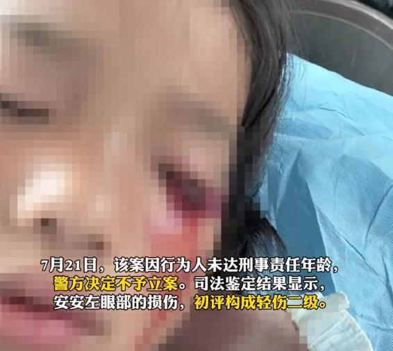 两少年射瞎女童眼睛后逃离，警方不予立案，受害者家长准备起诉
