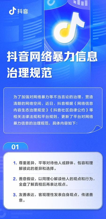抖音发布治理网暴信息规范