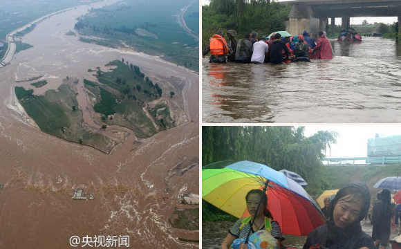 河北邢台河堤决口致12村被淹全市已9人遇难11人失踪

