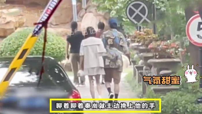 秦岚魏大勋挽手回家