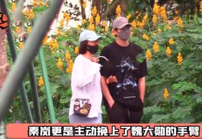 秦岚魏大勋挽手回家