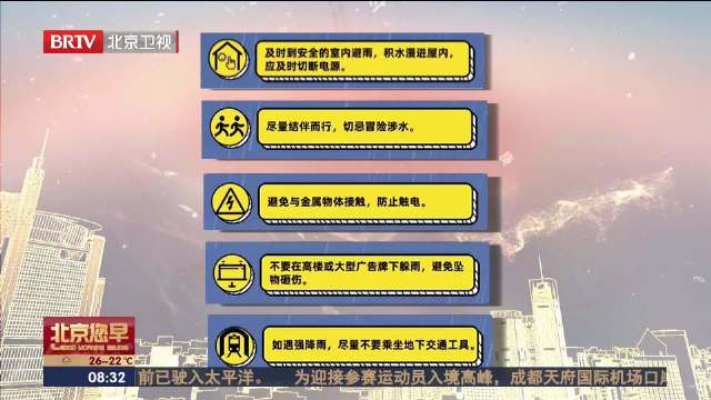 暴雨天如何科学避险