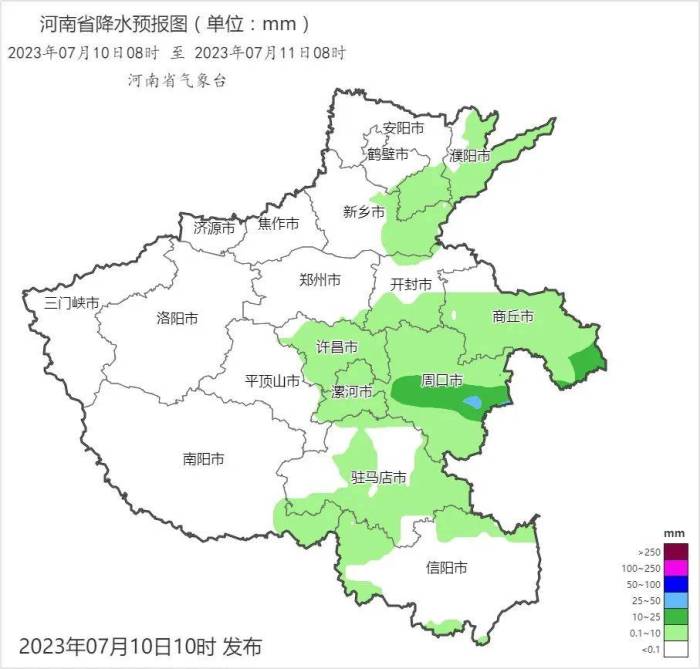 河南大范围降水来袭