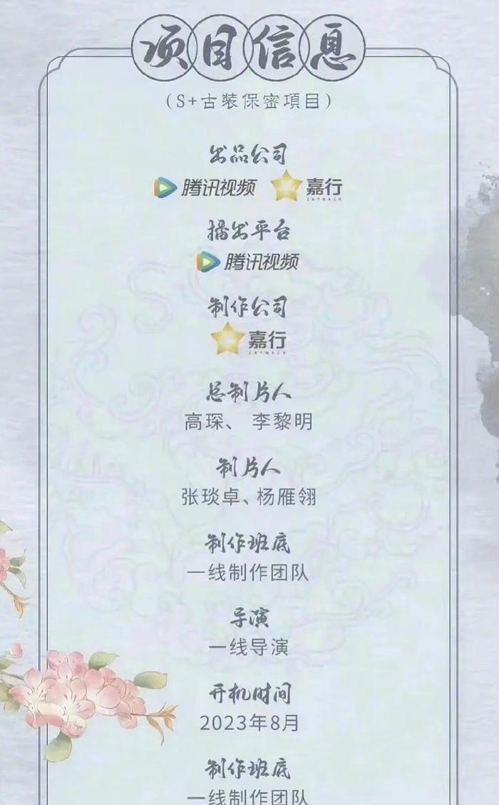 张晚意、王楚然进组《娇藏》围读剧本路透