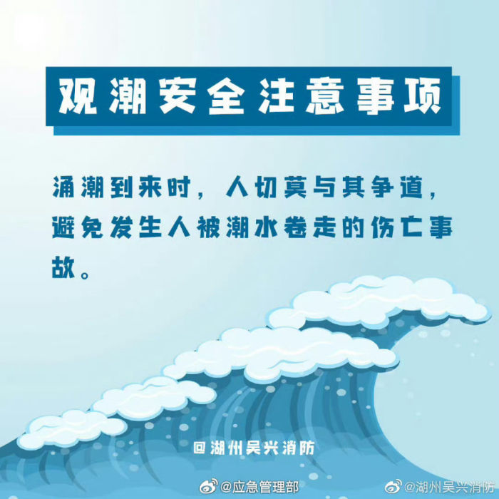 钱塘江观潮被卷入