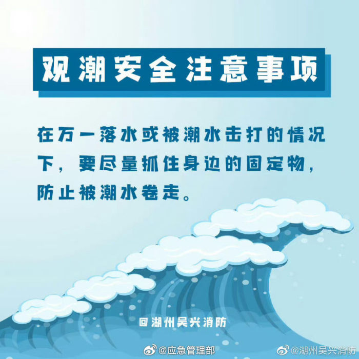 钱塘江观潮被卷入
