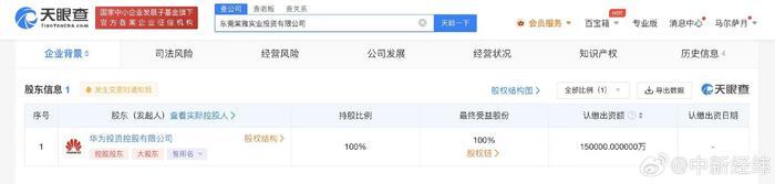 华为15亿成立房地产公司