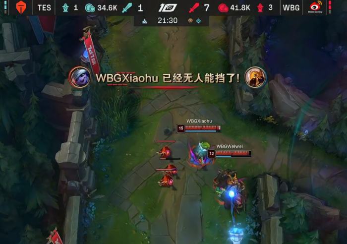 WBG战胜TES