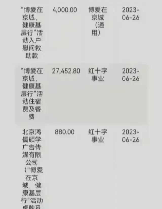 北京红会回应餐住费比慰问费还高
