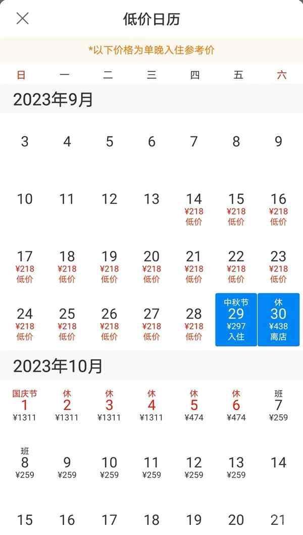 200元飙到1300元！多地经济型酒店国庆期间价格破千，有房型直接涨价5倍