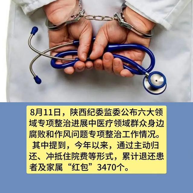 陕西退还患者红包