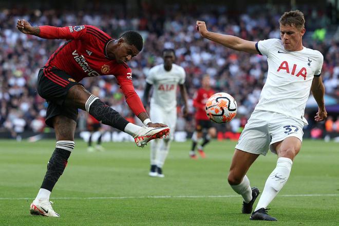 英超热刺2-0送曼联首败