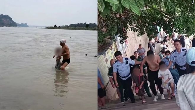 四川一母亲救落水孩子被冲走失联
