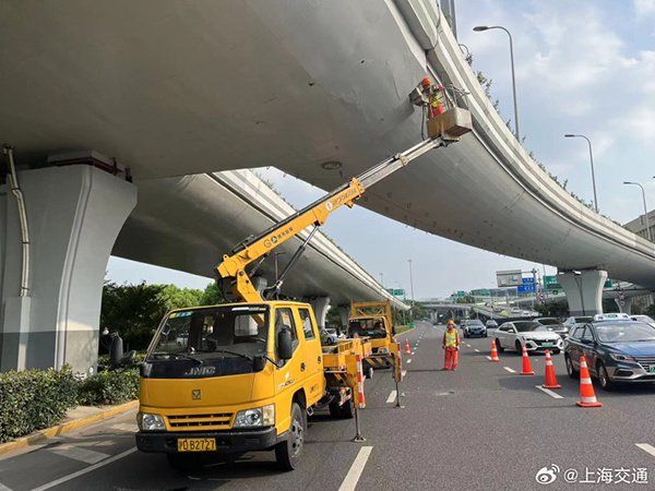 上海一高架疑似有“裂缝”？官方回应：经检测无结构安全隐患