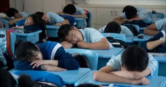 学校回应趴桌午休收费200