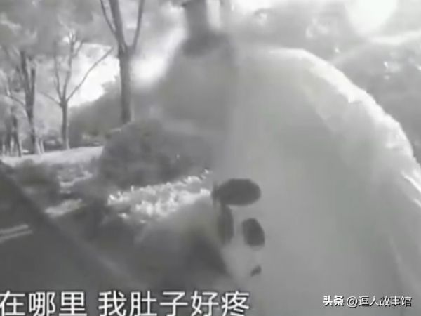 孕妇街头狂奔追人交警及时出手