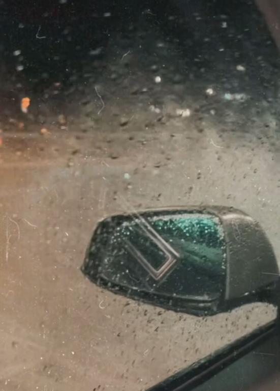 容祖儿开车遭遇暴雨！车身两边全是水，旁边阿Sa怕到大叫好恐怖