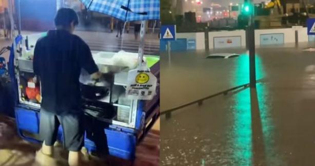 深圳“炒饭哥”火了，一商贩激流中淡定卖炒饭，背后故事令人动容