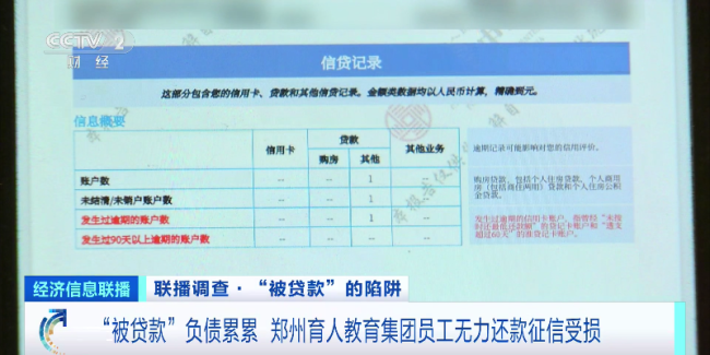 央视调查企业员工被贷款事件