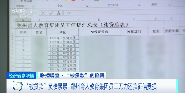 央视调查企业员工被贷款事件