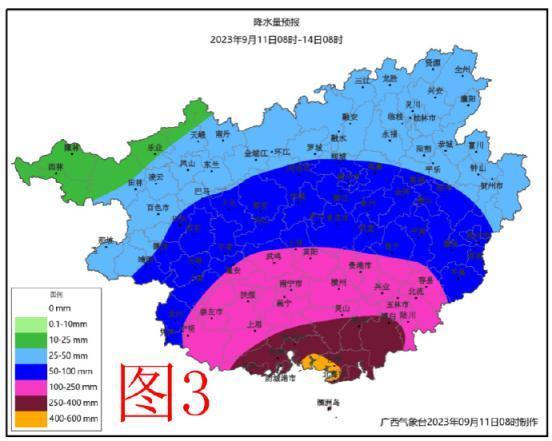 广西博白降雨量突破历史极值