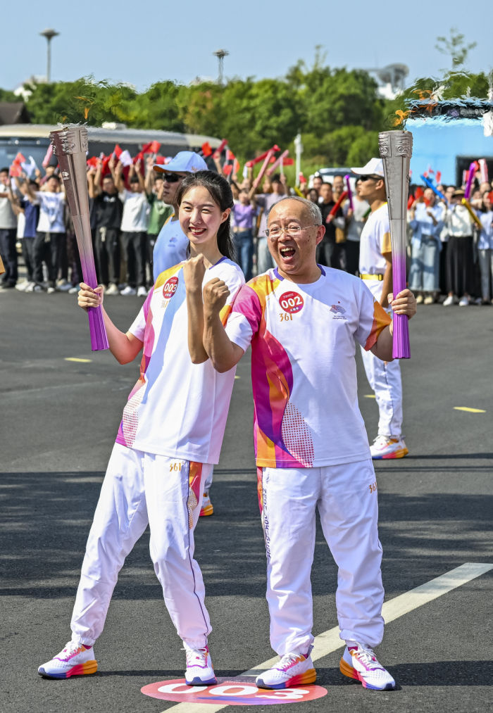 杭州亚运会火炬传递宁波站
