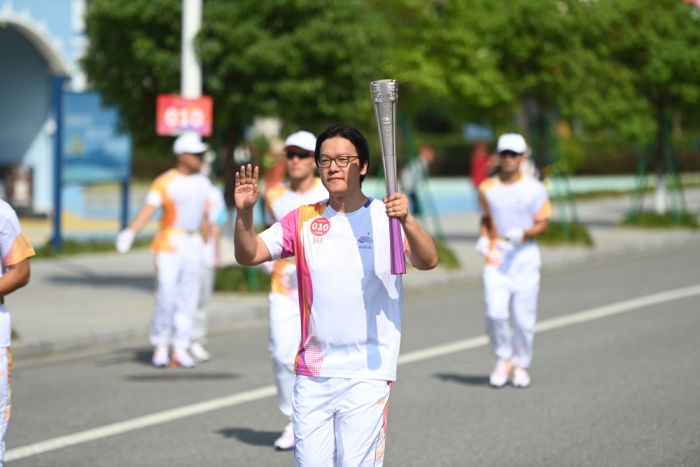 杭州亚运会火炬传递宁波站