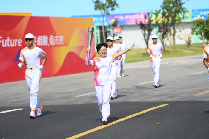 杭州亚运会火炬传递宁波站
