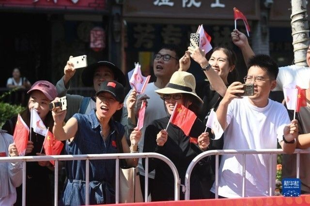 亚运会火炬传递进行时