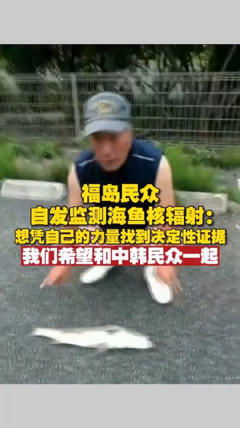 福岛民众自发监测海鱼核辐射