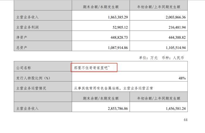 金融圈看呆！世界500强企业发报告子公司名字写成“那要不住哥哥家里吧”