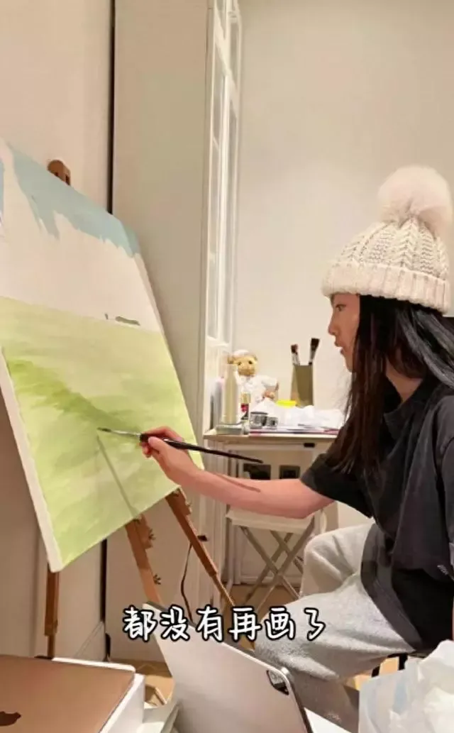 王岳伦说王诗龄非常爱画画