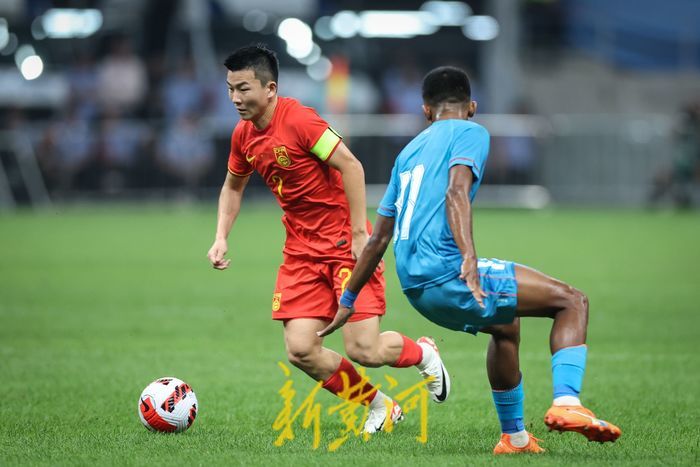 国足亚运队5-1大胜印度