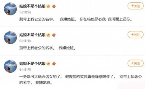 张婉婷发文开怼丈夫前妻齐溪