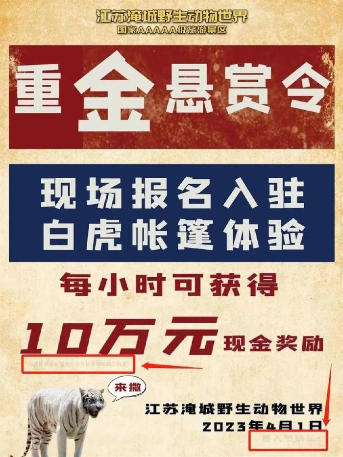 动物园炒作人虎同住