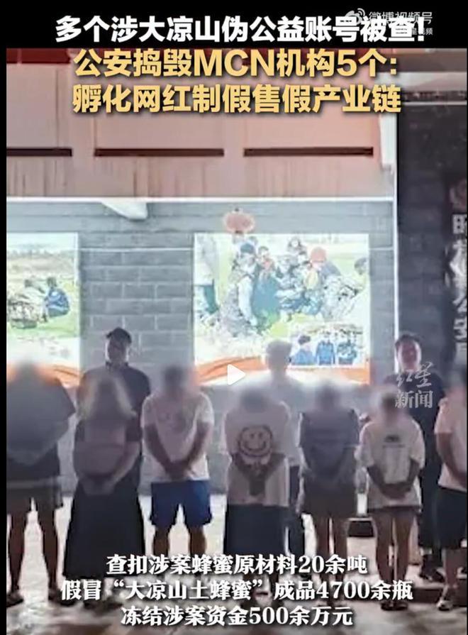 凉山多名百万级网红被捕，涉案金额超千万