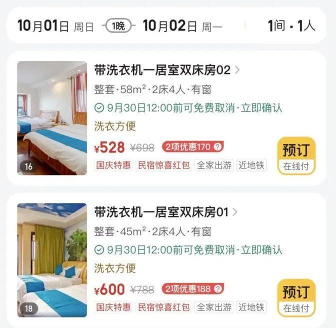 酒店价格翻倍！“国庆住我家”，可行吗？