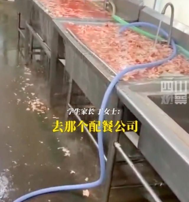 学校给孩子吃预制菜上千名家长送餐