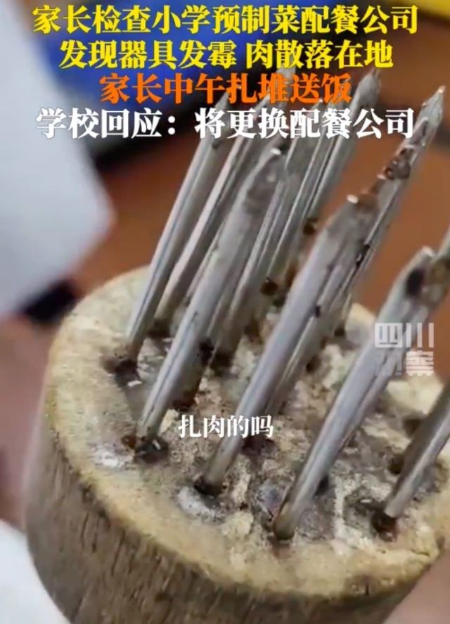 学校给孩子吃预制菜上千名家长送餐